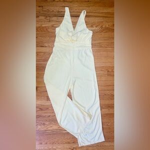 Chic Light Yellow Women's Jumpsuit